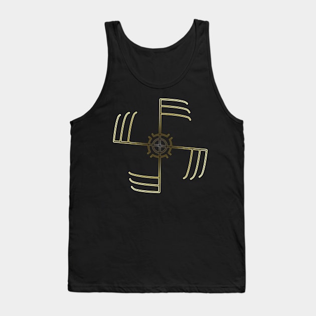 Courage in Combat Rune Tank Top by ArtRight